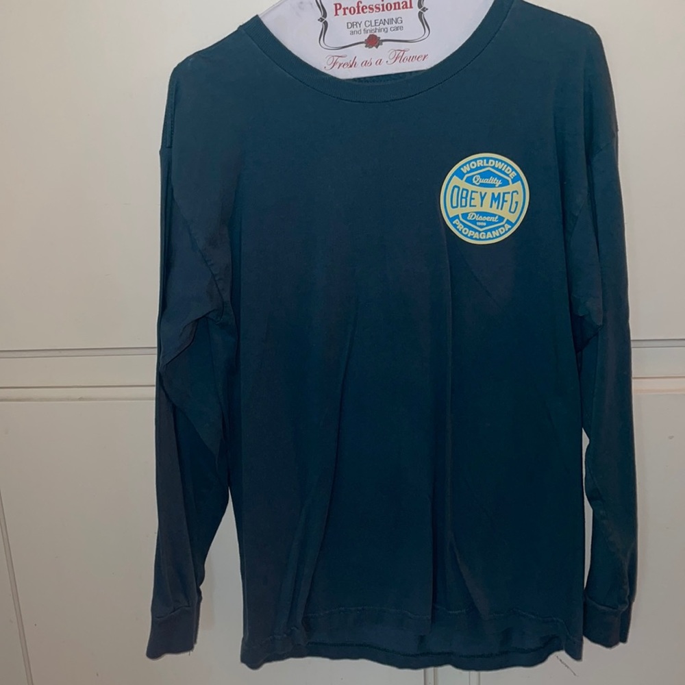 Mens (M) Obey Long sleeve t shirt